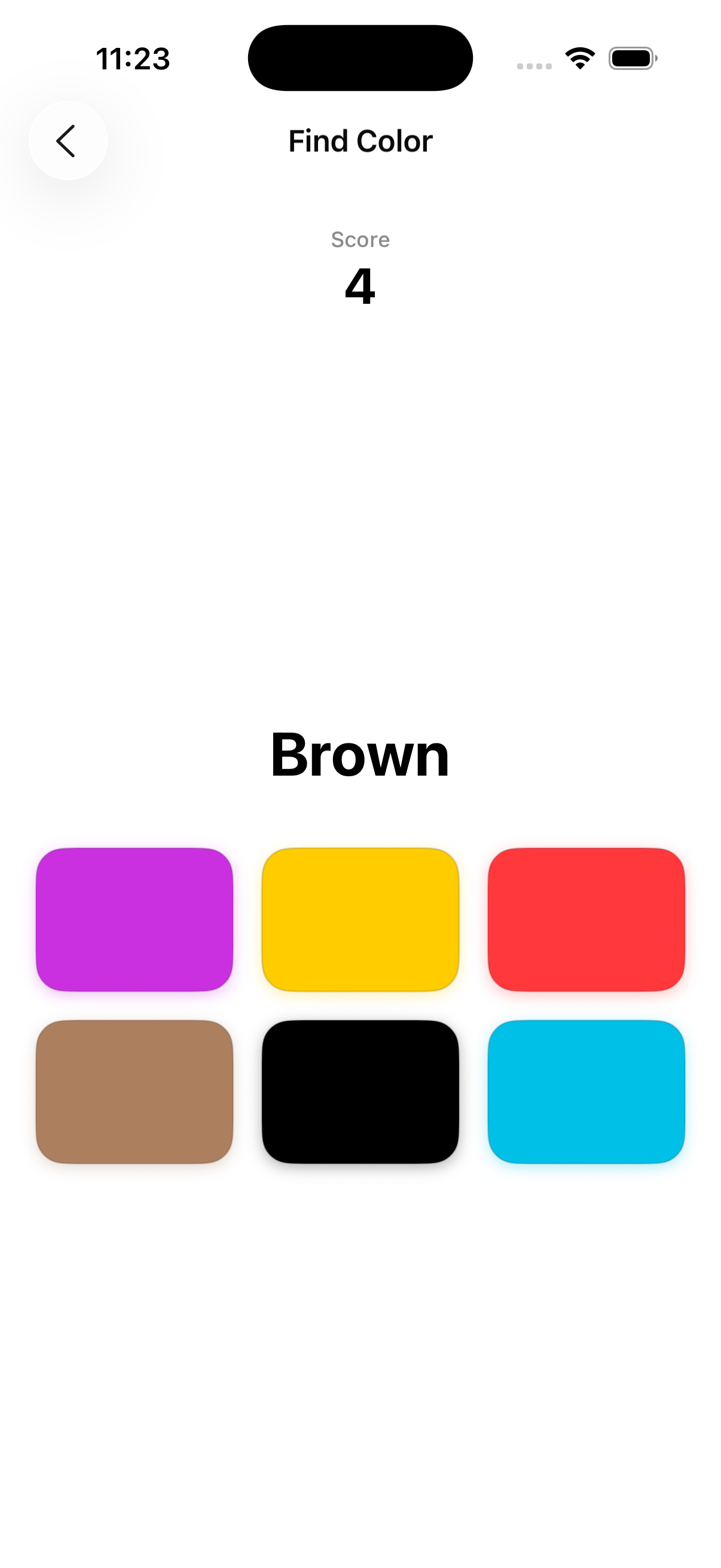 TrueHue detailed gameplay showing scoring and achievements
